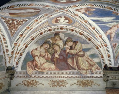 Bezel Depicting a Concert Quartet of Recorder Players by Girolamo Romanino